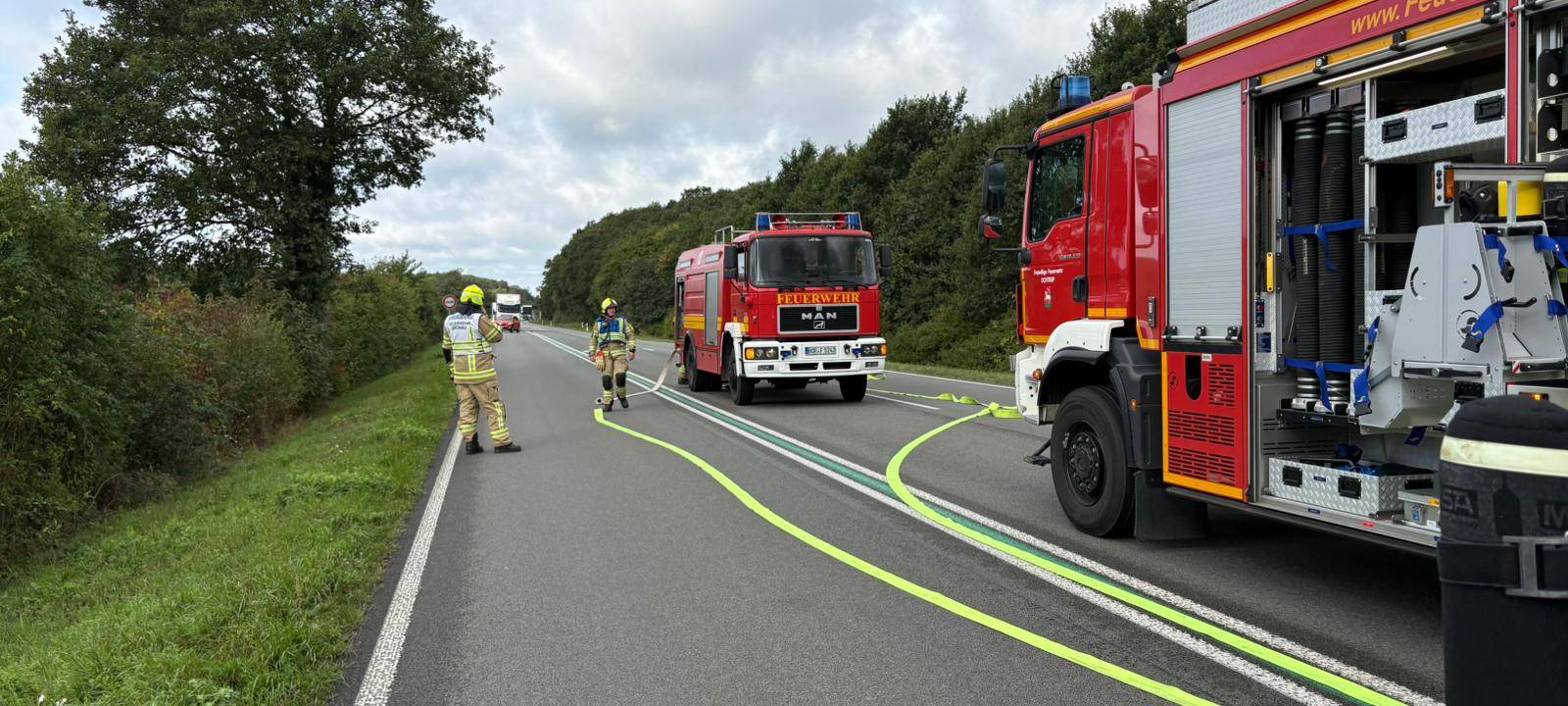 OCHTRUP: LKW-Brand