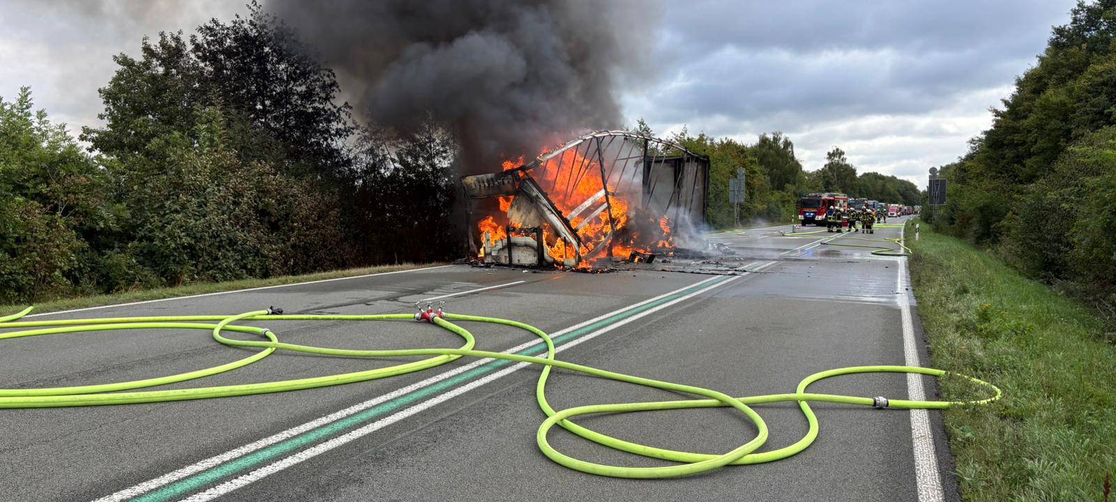 OCHTRUP: LKW-Brand