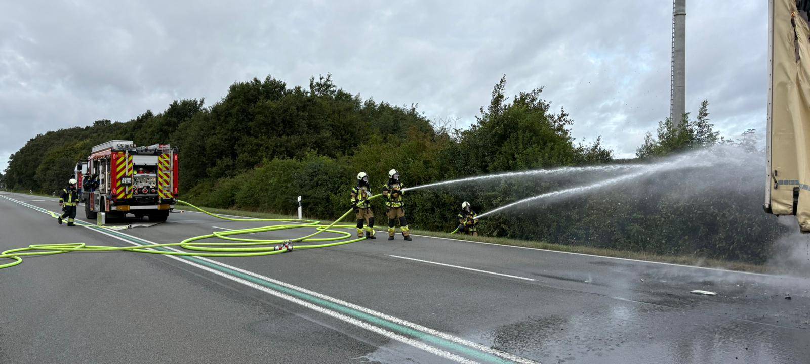 OCHTRUP: LKW-Brand