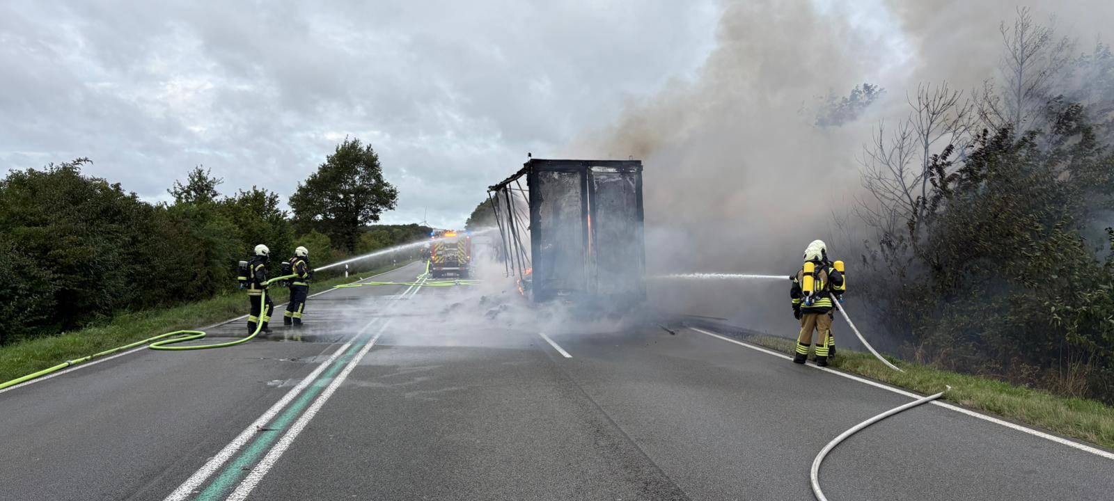 OCHTRUP: LKW-Brand