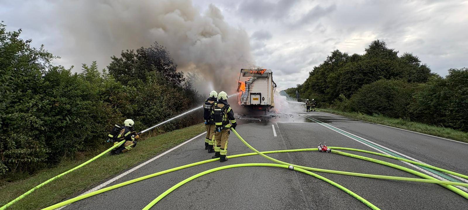 OCHTRUP: LKW-Brand