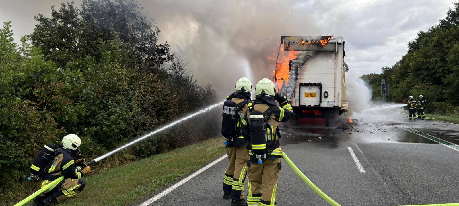 OCHTRUP: LKW-Brand