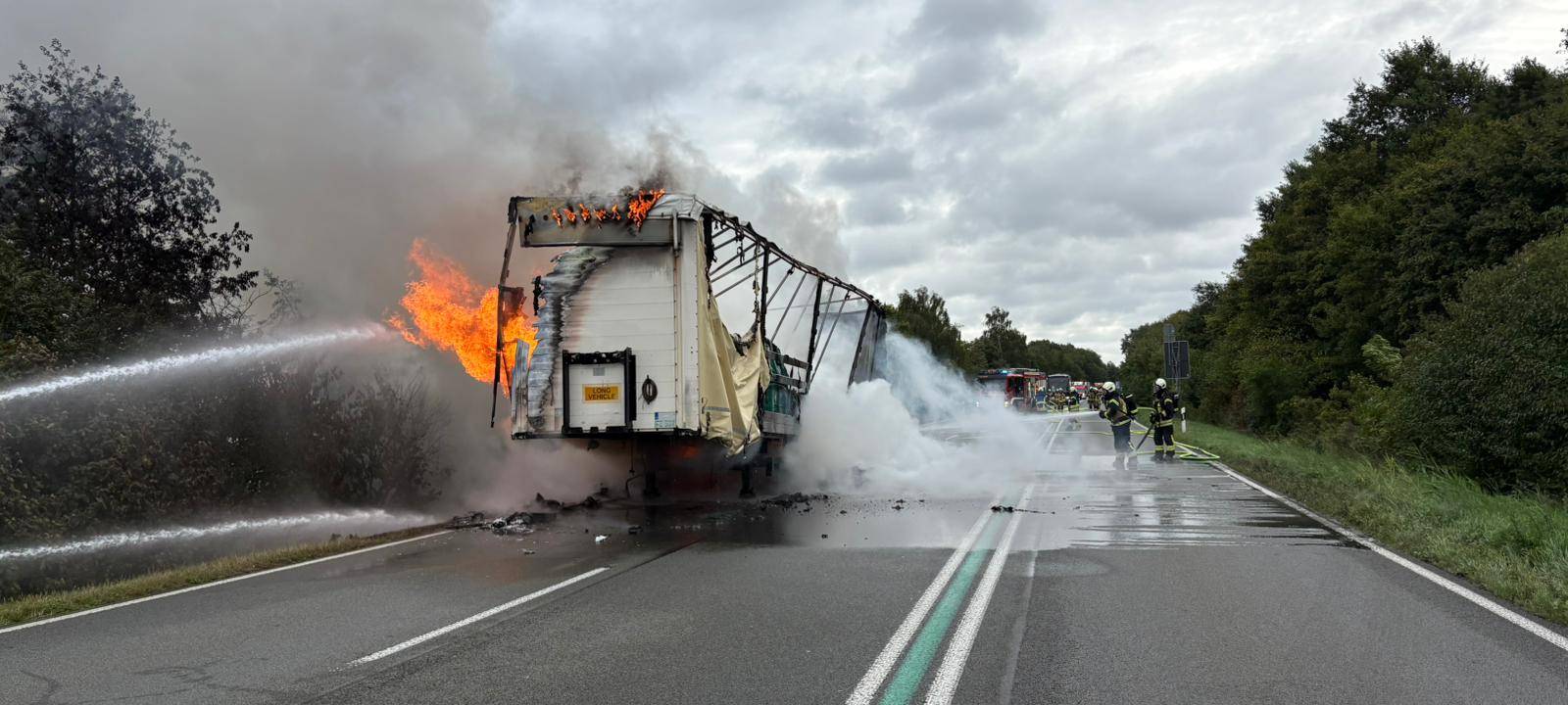 OCHTRUP: LKW-Brand