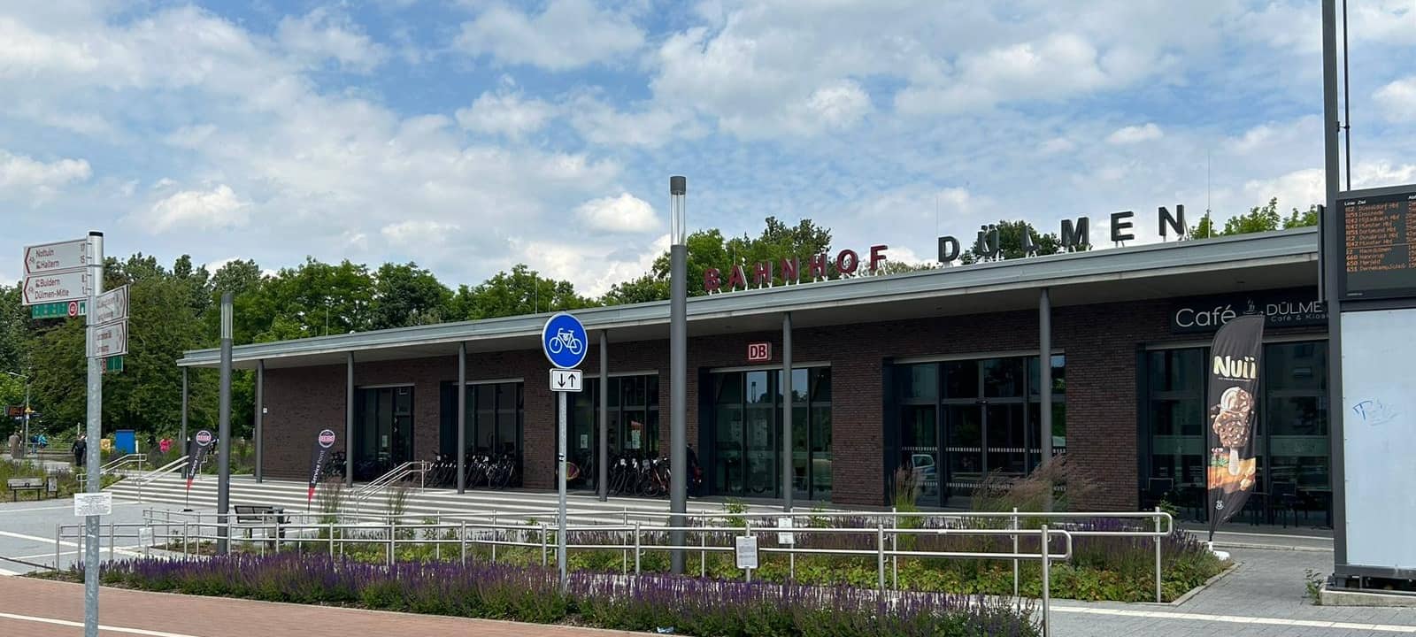 DÜLMEN: Vorbereitungen für Brücke am Bahnhof