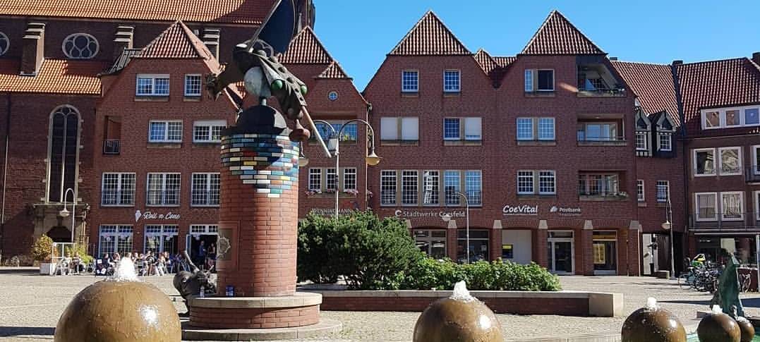 Coesfelder Brunnen immer wieder ohne Wasser