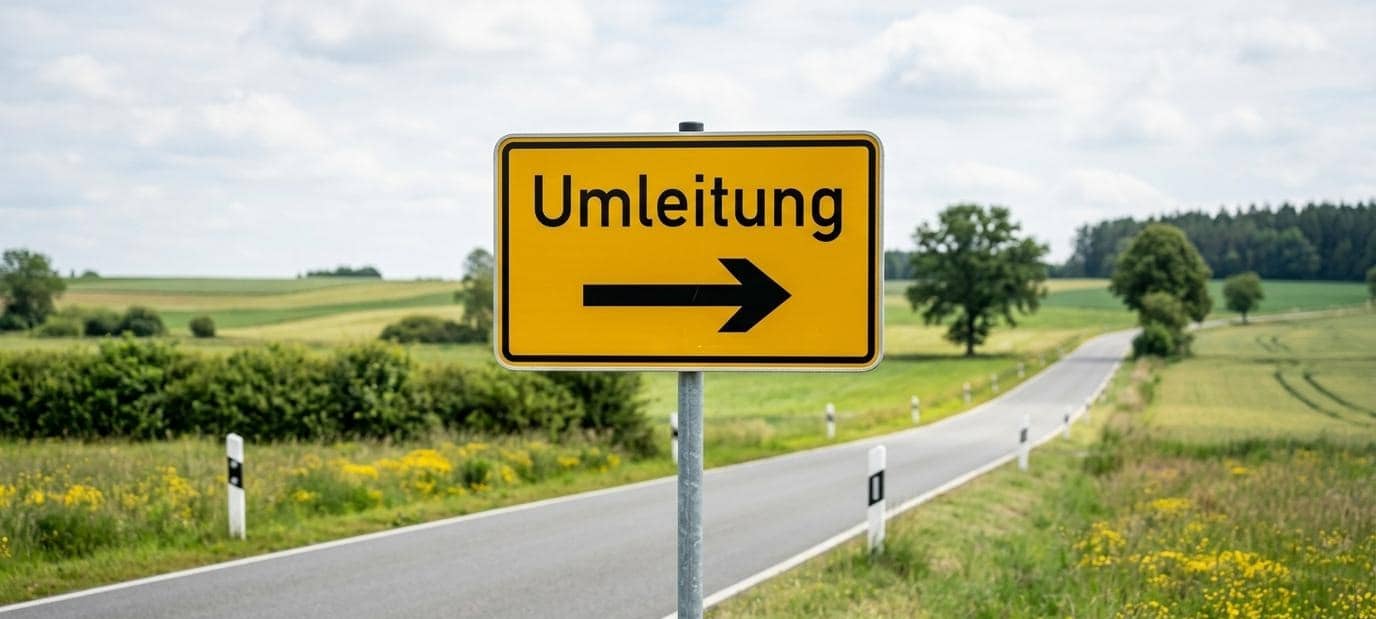 DARFELD: Bauarbeiten auf Landstraße nach Horstmar wandern