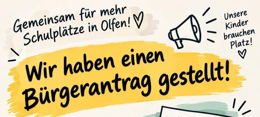 OLFEN: Neue Bürgerinitiative