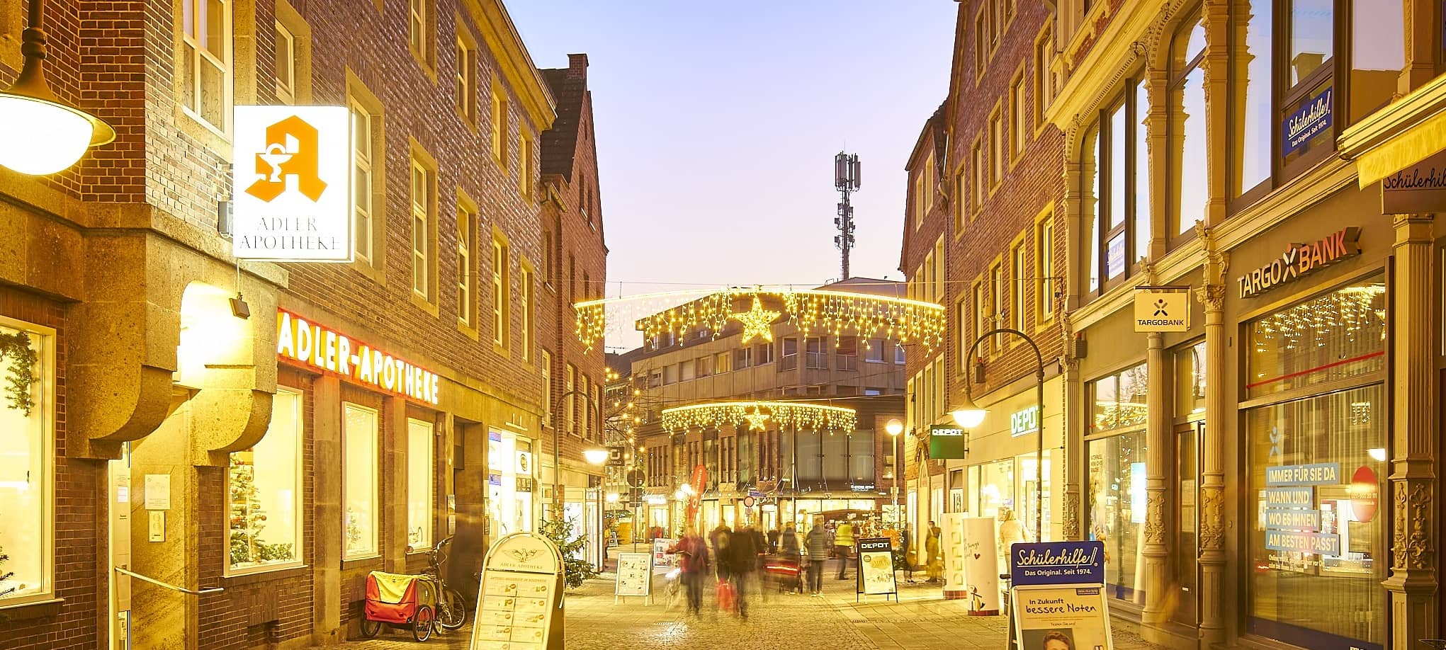 COESFELD/LETTE: Weihnachtsbeleuchtung