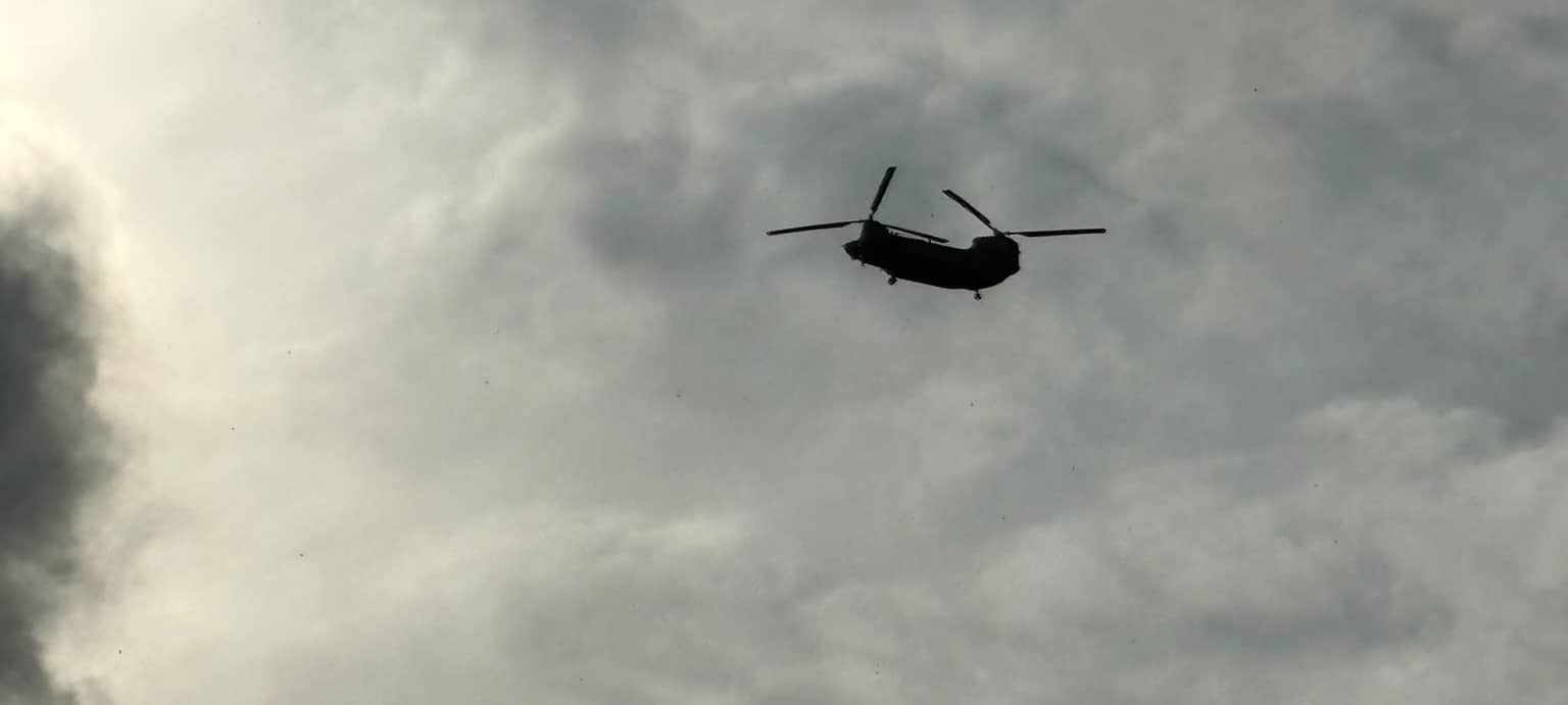 DÜLMEN/OTTIBOTTI: Militärhubschrauber kreisen