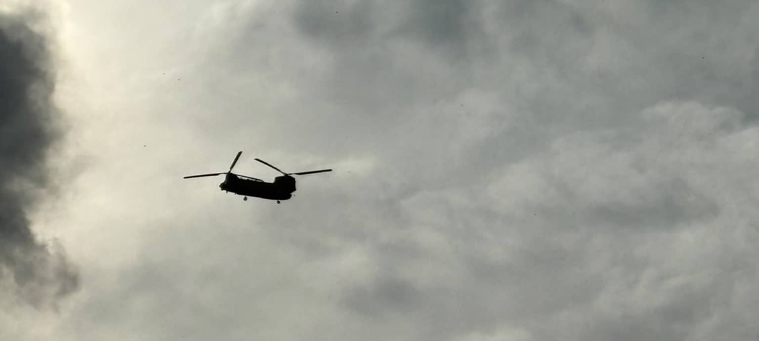 DÜLMEN/OTTIBOTTI: Militärhubschrauber kreisen