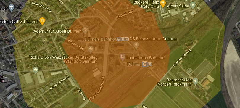 DÜLMEN: Noch nichts Neues vom Bombenverdachtspunkt