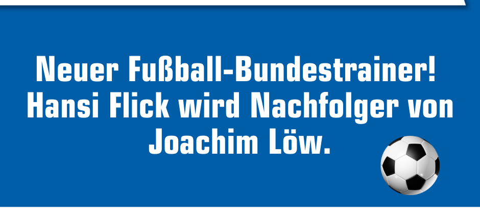 Flick neuer Bundestrainer