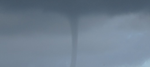 BORKEN: Kleiner Tornado wütet
