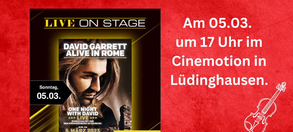 David Garrett in Lüdinghausen