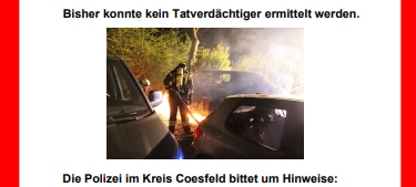 SCHAPDETTEN: Belohnung ausgesetzt