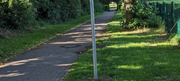 DÜLMEN: Verwirrendes Schild an Tunnel