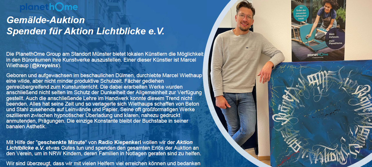 Ihr Thema im Radio: Aktion für Lichtblicke