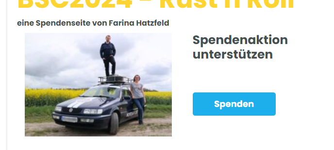 Spenden sammeln bei Abenteuer-Rallye