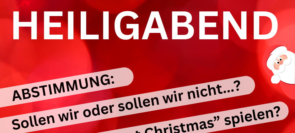 Nur noch drei Monate bis Heiligabend