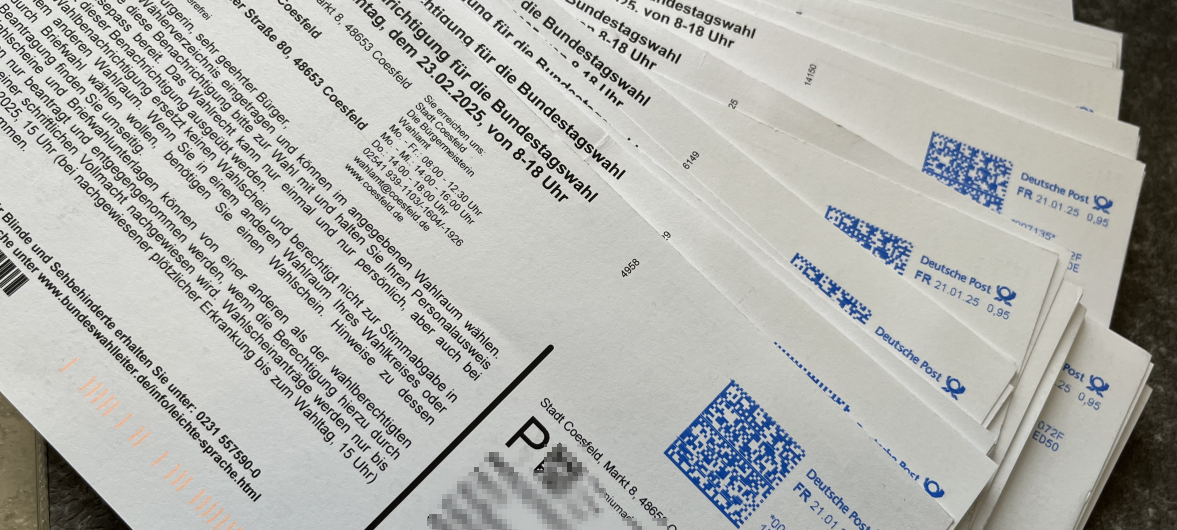 KREIS: Briefwahl geht noch nicht