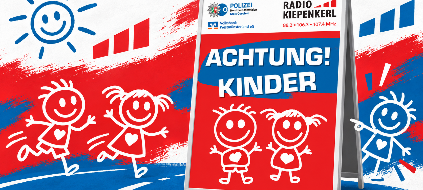 NEU: "Achtung, Kinder!"-Schilder