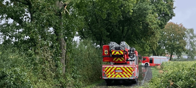 KREIS: Feuerwehren im Wind-Einsatz