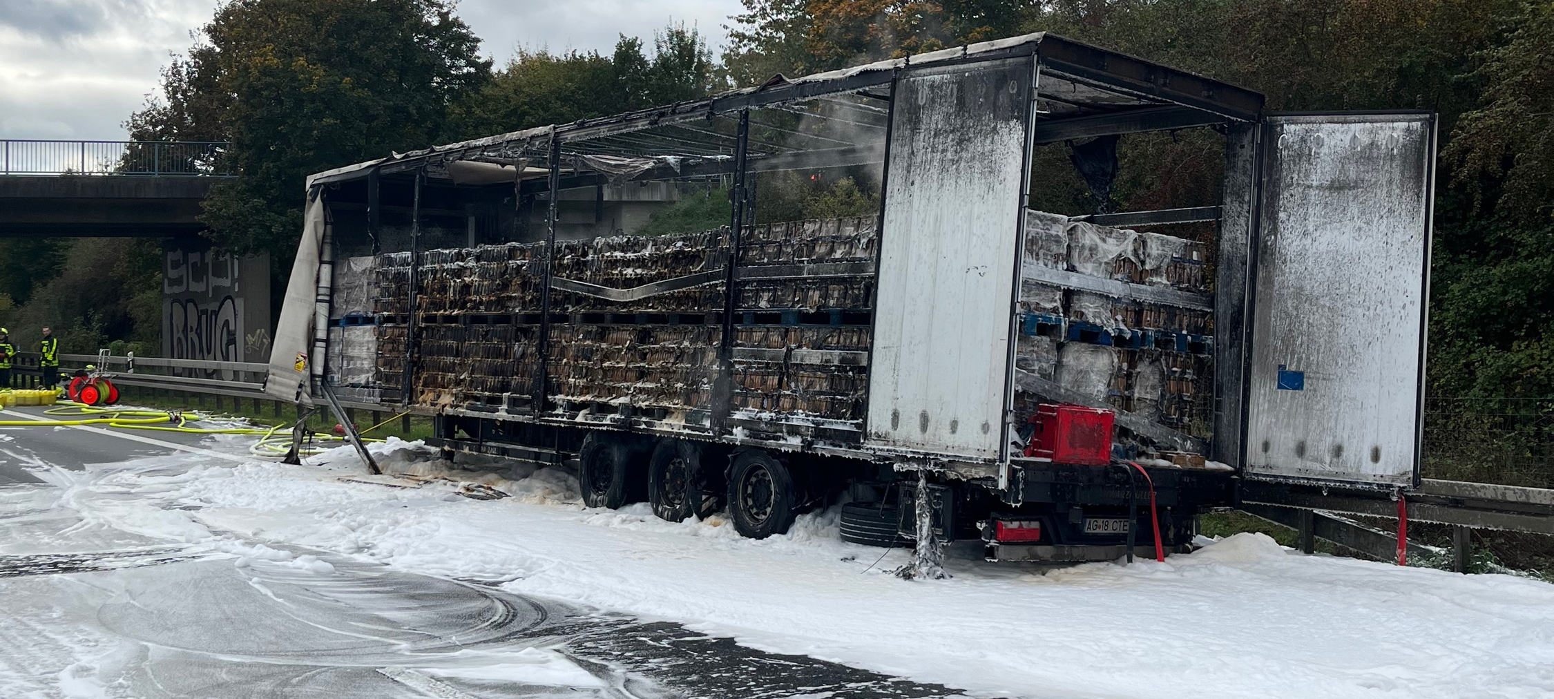 A43: Nach LKW-Brand frei