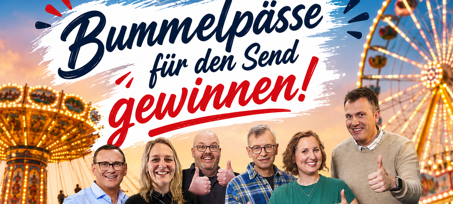 Tickets für den Send gewinnen!
