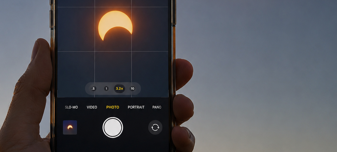 Sonnenfinsternis fotografieren: So gelingen schöne Bilder mit Handy und Kamera