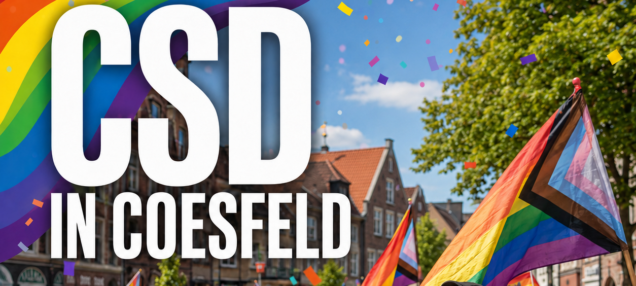 Bunt und vielfältig - Der erste CSD in Coesfeld