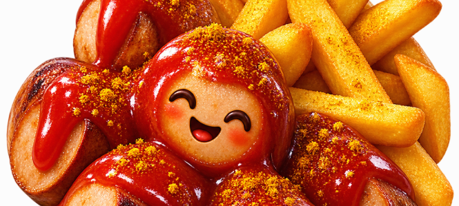 Unser Vorschlag für ein Currywurst Emoji