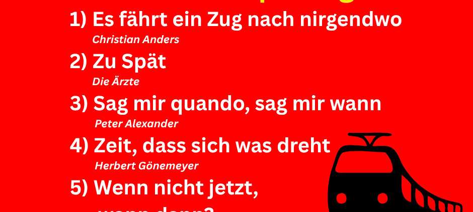 Die Bahn-Verspätungs-Hits