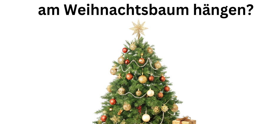 Gurke im Weihnachtsbaum