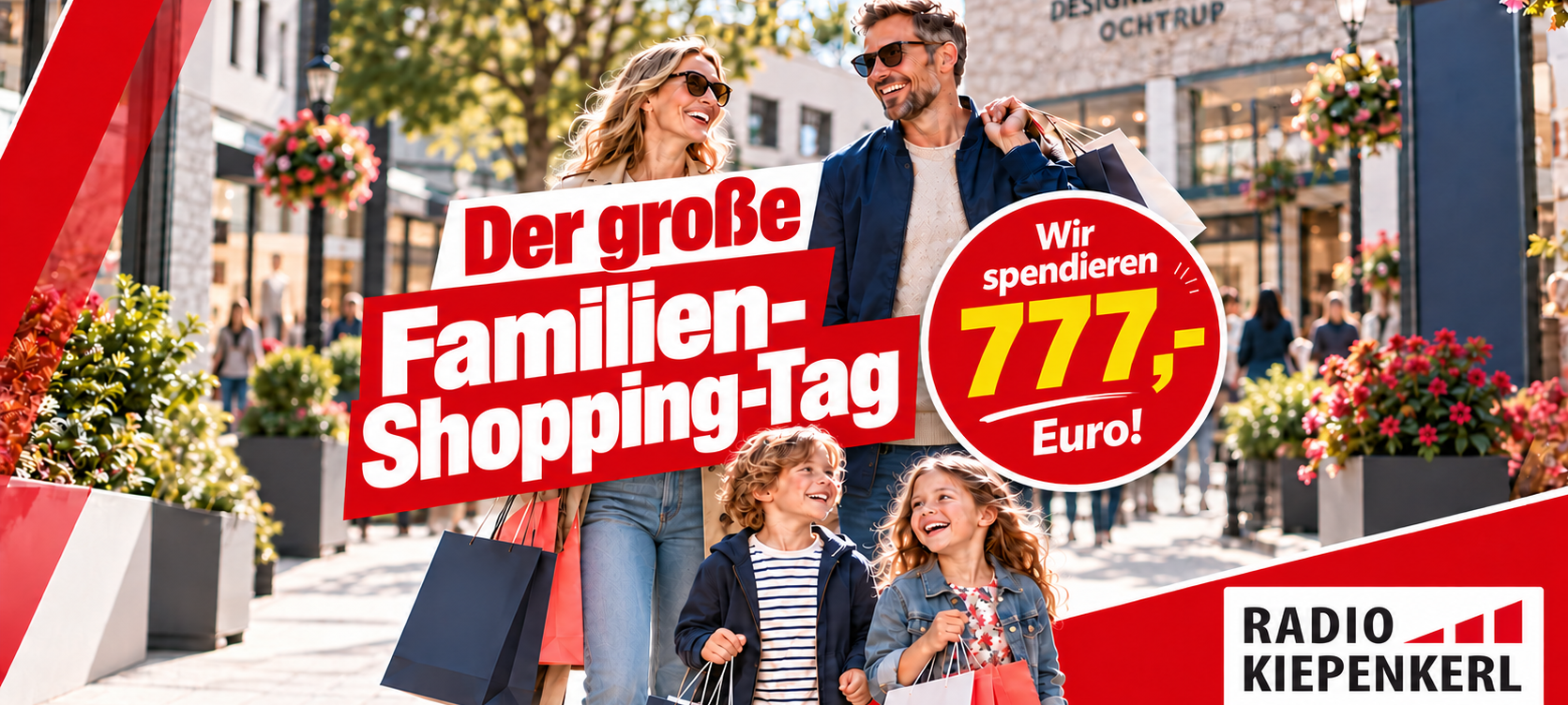 Lust auf shoppen? Wir zahlen!