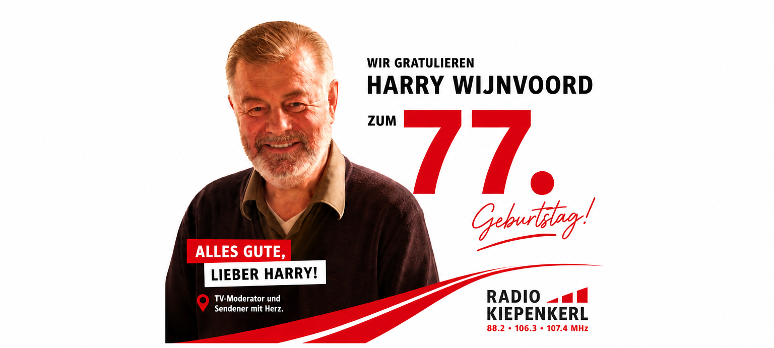 75 Jahre Harry Wijnvoord
