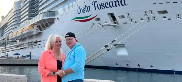 Illona Zimmermann aus Senden testet Kreuzfahrtschiff für Sat.1