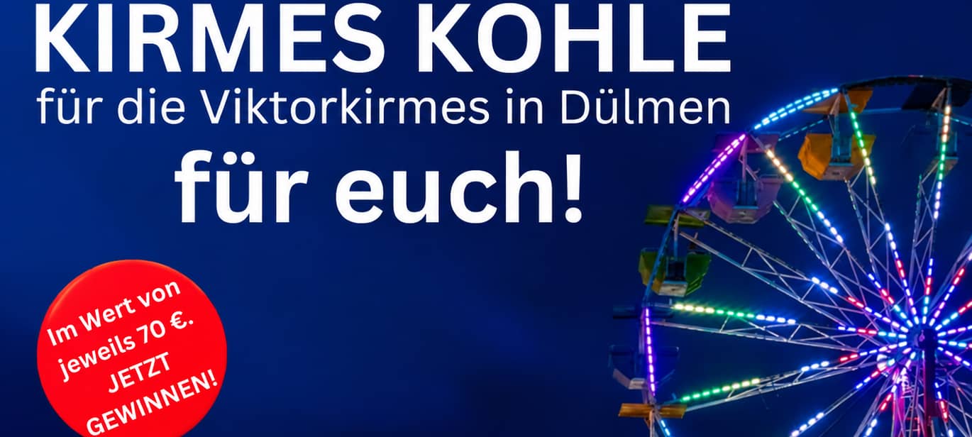 KIRMES-KOHLE für Viktorkirmes in Dülmen