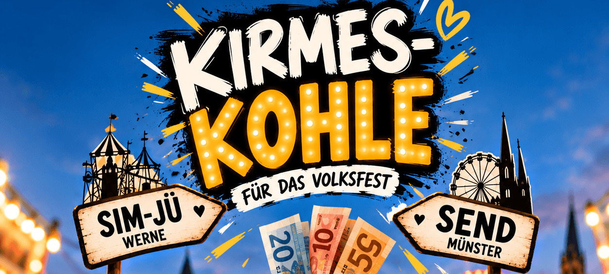 Kirmes-Kohle für SIM-JÜ