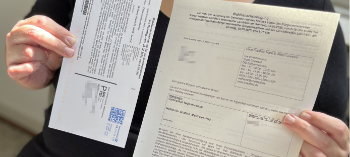 COESFELD: Neue Infos zur Kommunalwahl
