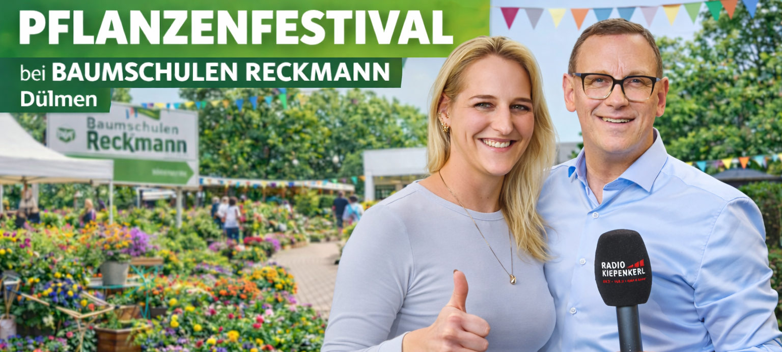 Radio live vor Ort: Baumschulen Reckmann, Dülmen