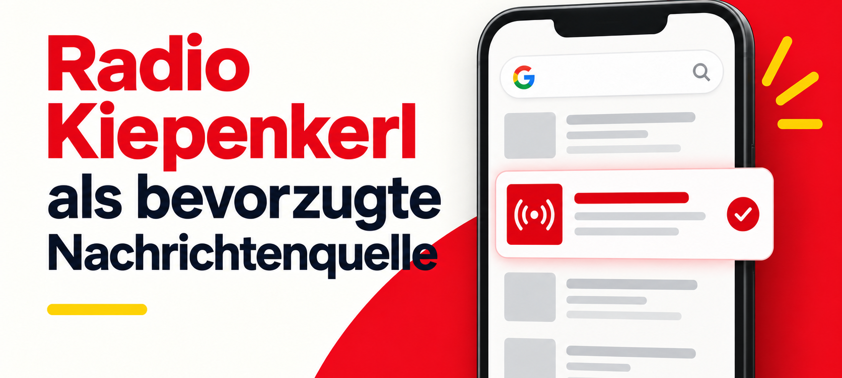 Speichere uns als bevorzugte News-Quelle ein