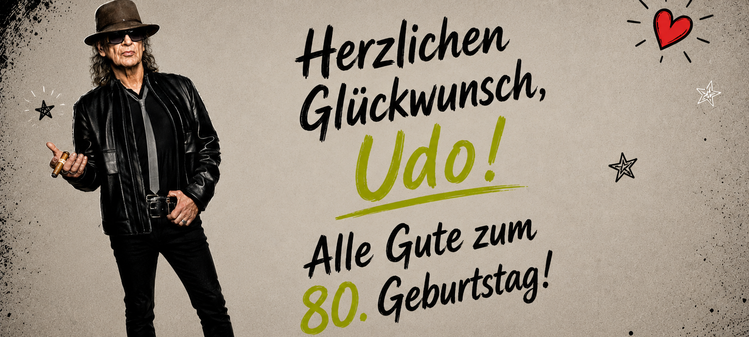 Udo Lindenberg: 80 Jahre alt