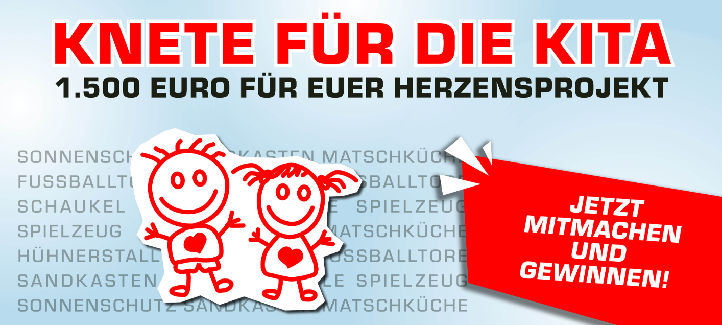 Knete für die Kita!