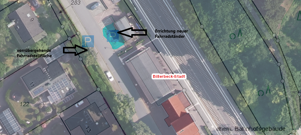 BILLERBECK: Neuer Fahrradunterstand