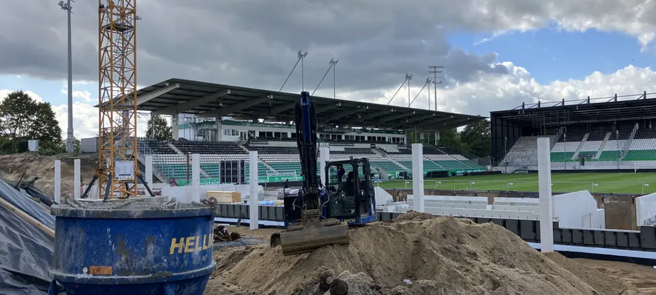 MÜNSTER: Blindgänger im Preußen-Stadion