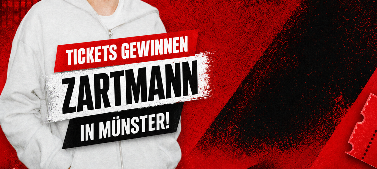 Wir schenken Euch Tickets für Zartmann