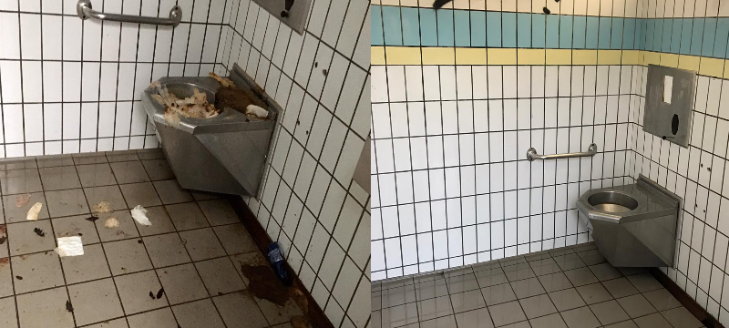 DÜLMEN: Bahnhofstoiletten endlich gereinigt